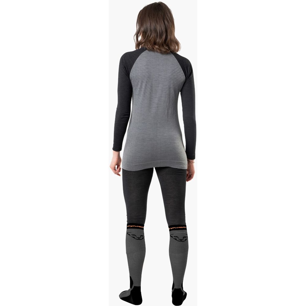 Футболка жіноча Dynafit TOUR LIGHT MERINO W L/S TEE, Grey/Black, XS (71365/0911 XS) - 4 - Robinzon.ua