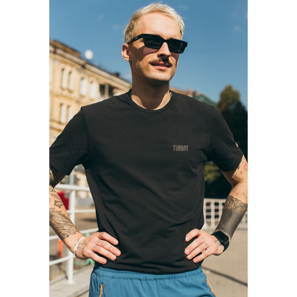 Футболка Turbat Emblema Mns XXXL - Чорний - 3 - Robinzon.ua