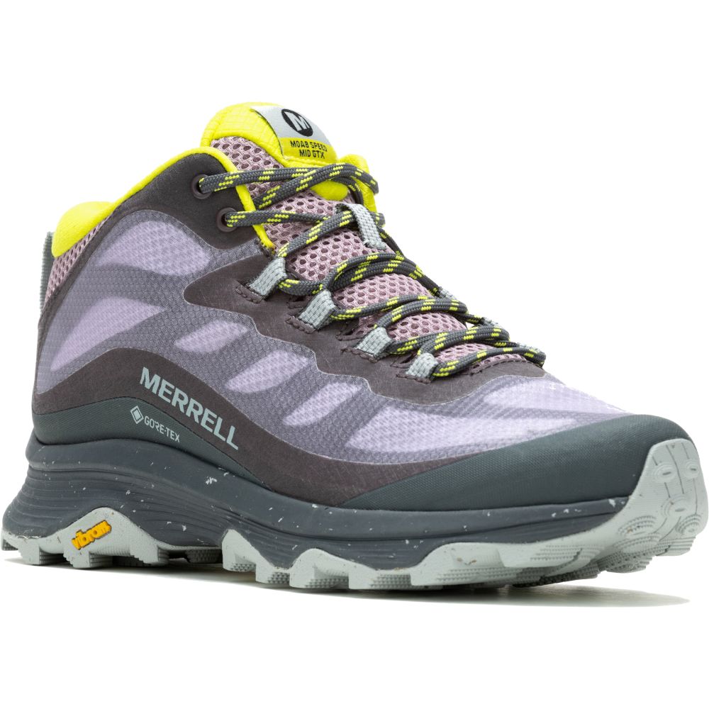 Ботинки трекинговые женские Merrell MOAB SPEED MID GTX, Iris, р.40 (195018009777) - Robinzon.ua