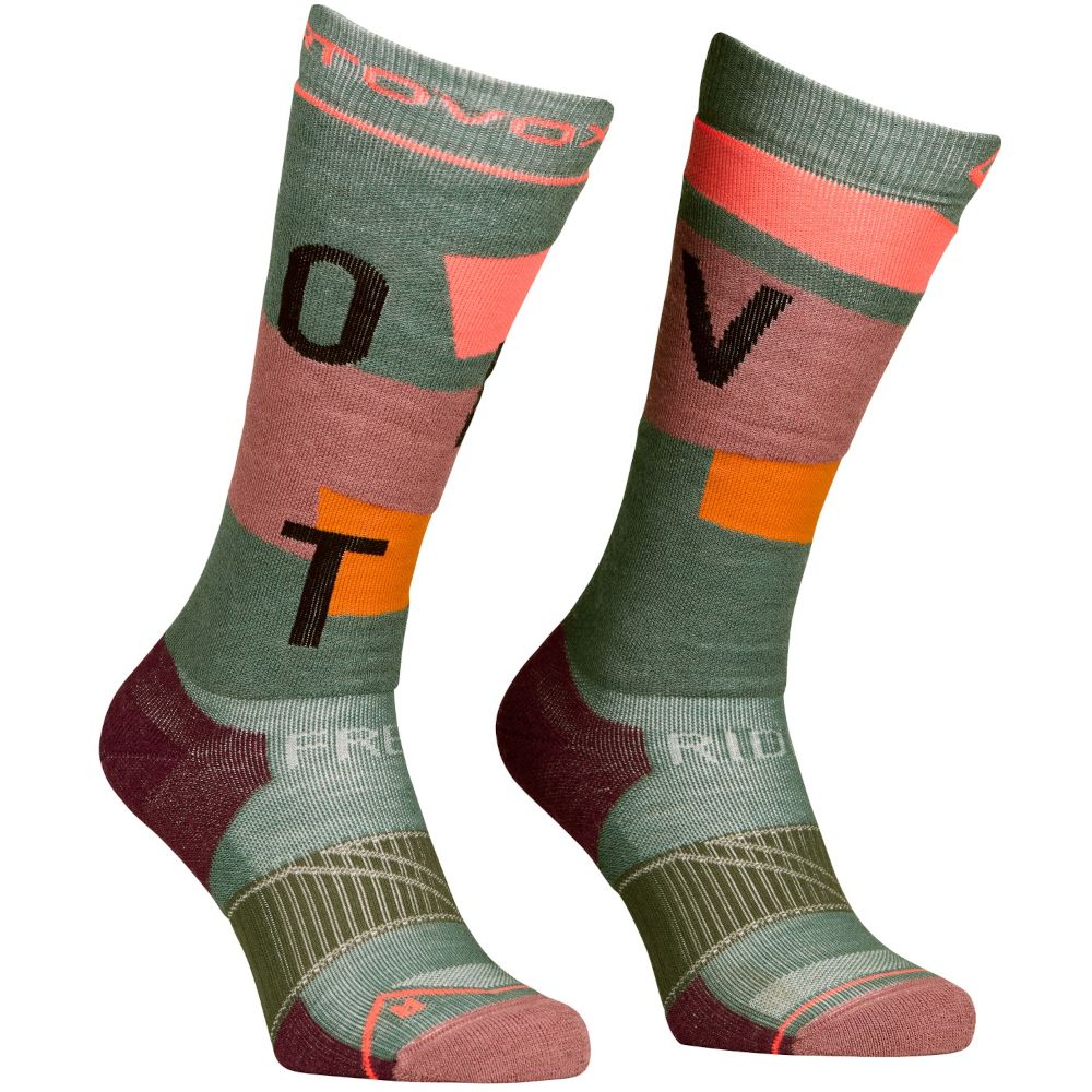 Шкарпетки жіночі Ortovox FREERIDE LONG SOCKS COZY W, wild herbs, 35-38 (5441100007) - Robinzon.ua