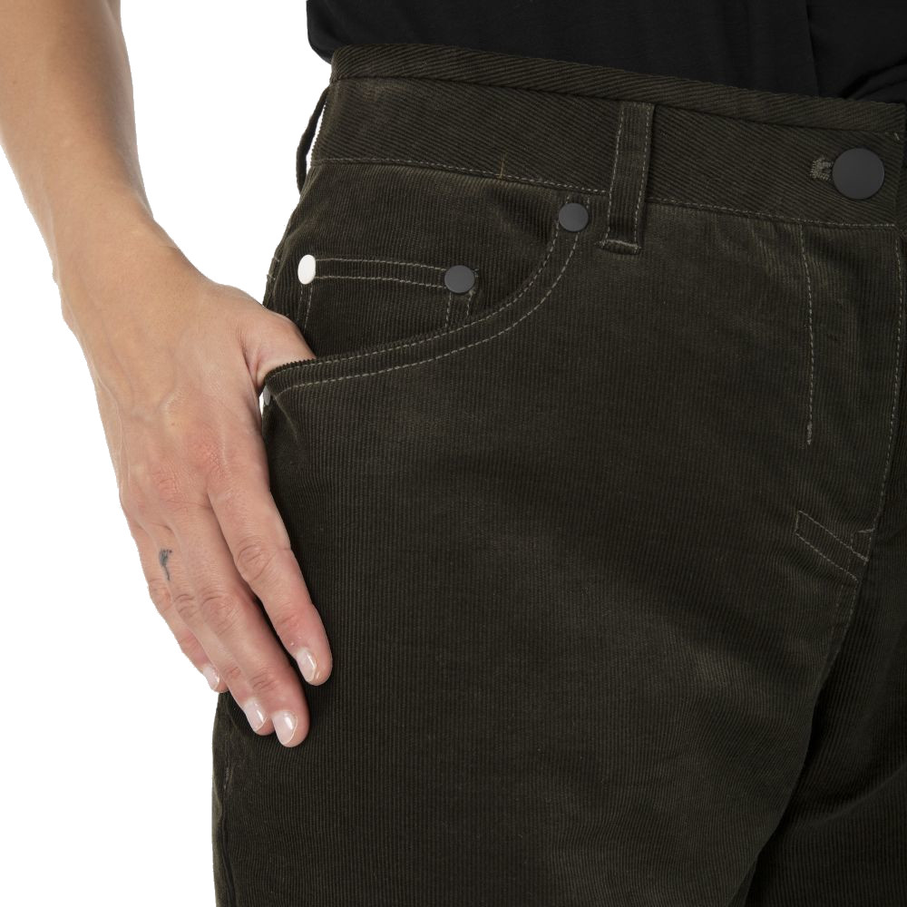 Штаны женские Salewa Fanes Cord Hemp Pant W, Green dark olive, 42/36 (28689/5280 42/36) - 4 - Robinzon.ua