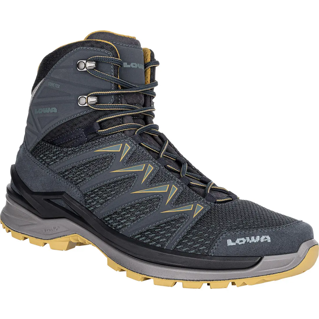 LOWA Ботинки Innox Pro GTX MID steel blue-mustard 46.0 - 2 - Robinzon.ua