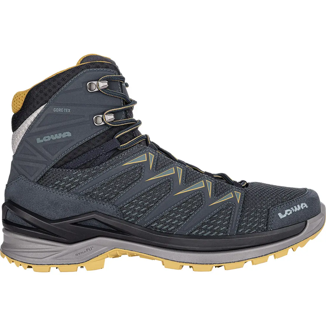 LOWA Ботинки Innox Pro GTX MID steel blue-mustard 46.0 - 1 - Robinzon.ua