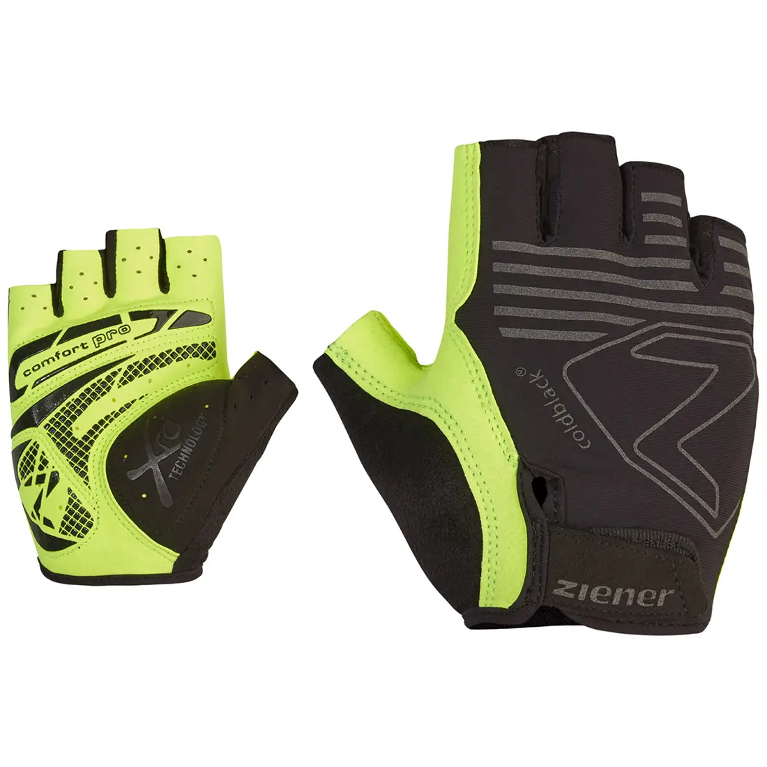 Ziener велоперчатки Canso poison yellow 9.5 - Robinzon.ua