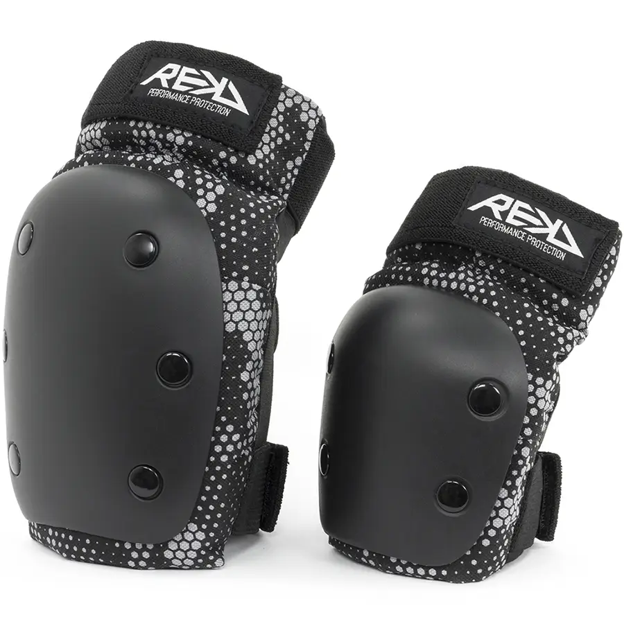 REKD защита набор Heavy Duty Double Jr black-grey S - Robinzon.ua