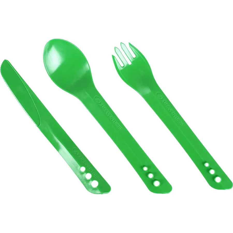 Lifeventure виделка, ложка, ніж Ellipse Cutlery green - Robinzon.ua