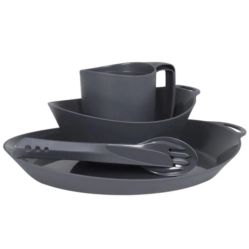 Lifeventure набір Ellipse Camping Tableware Set graphite - Robinzon.ua