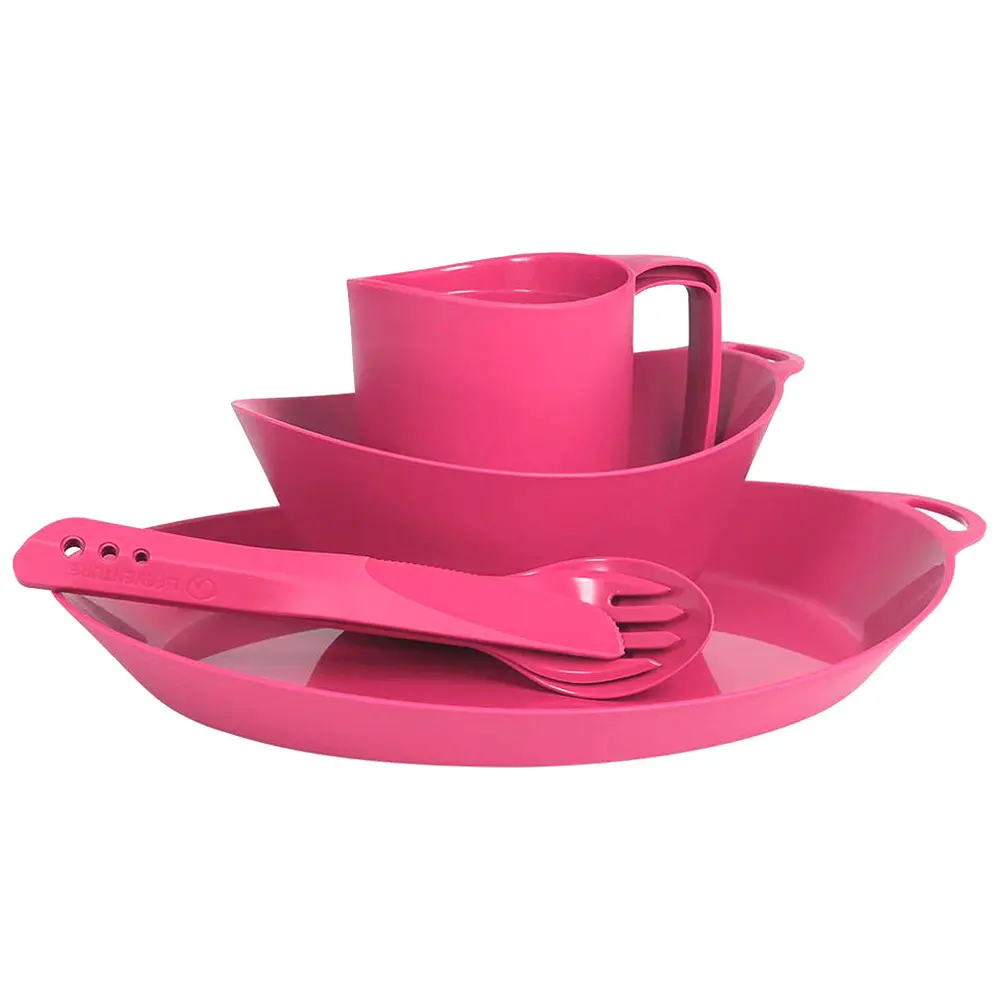 Lifeventure набір Ellipse Camping Tableware Set pink - Robinzon.ua