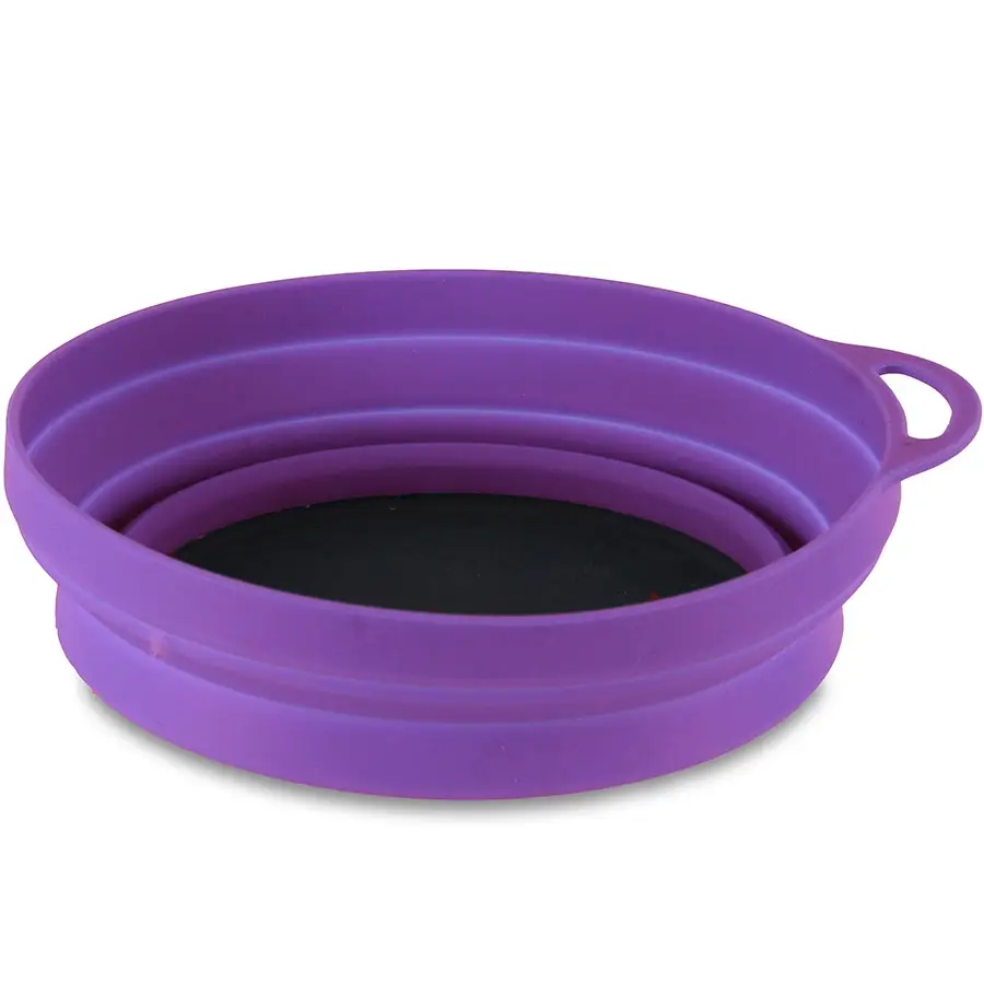 Lifeventure тарілка Silicone Ellipse Bowl purple - 1 - Robinzon.ua