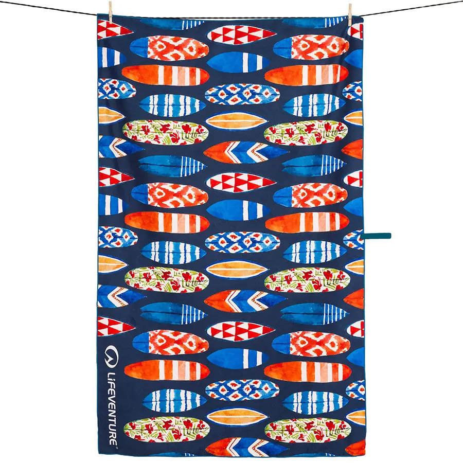 Lifeventure рушник Soft Fibre Printed Surfboards Giant - Robinzon.ua