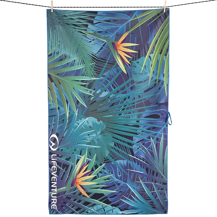 Lifeventure рушник Soft Fibre Printed Tropical Giant - Robinzon.ua