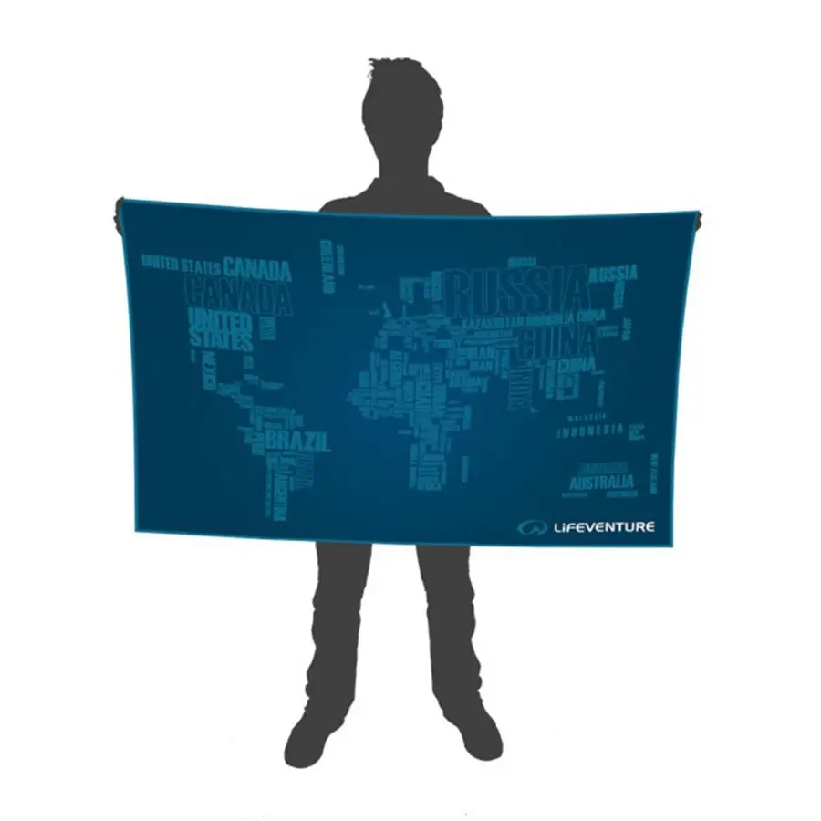 Lifeventure полотенце Soft Fibre Printed Words Giant - 2 - Robinzon.ua