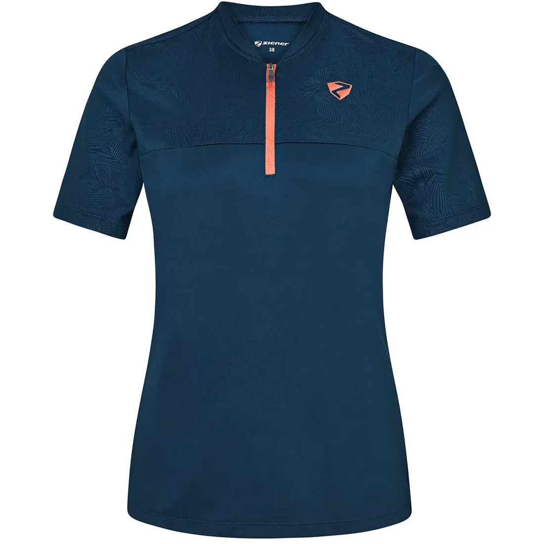 Ziener футболка Nelody W hale navy-signal peach 44 - Robinzon.ua