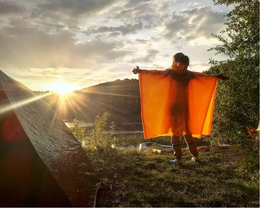 AceCamp пончо Vinyl Rain Poncho orange - 4 - Robinzon.ua