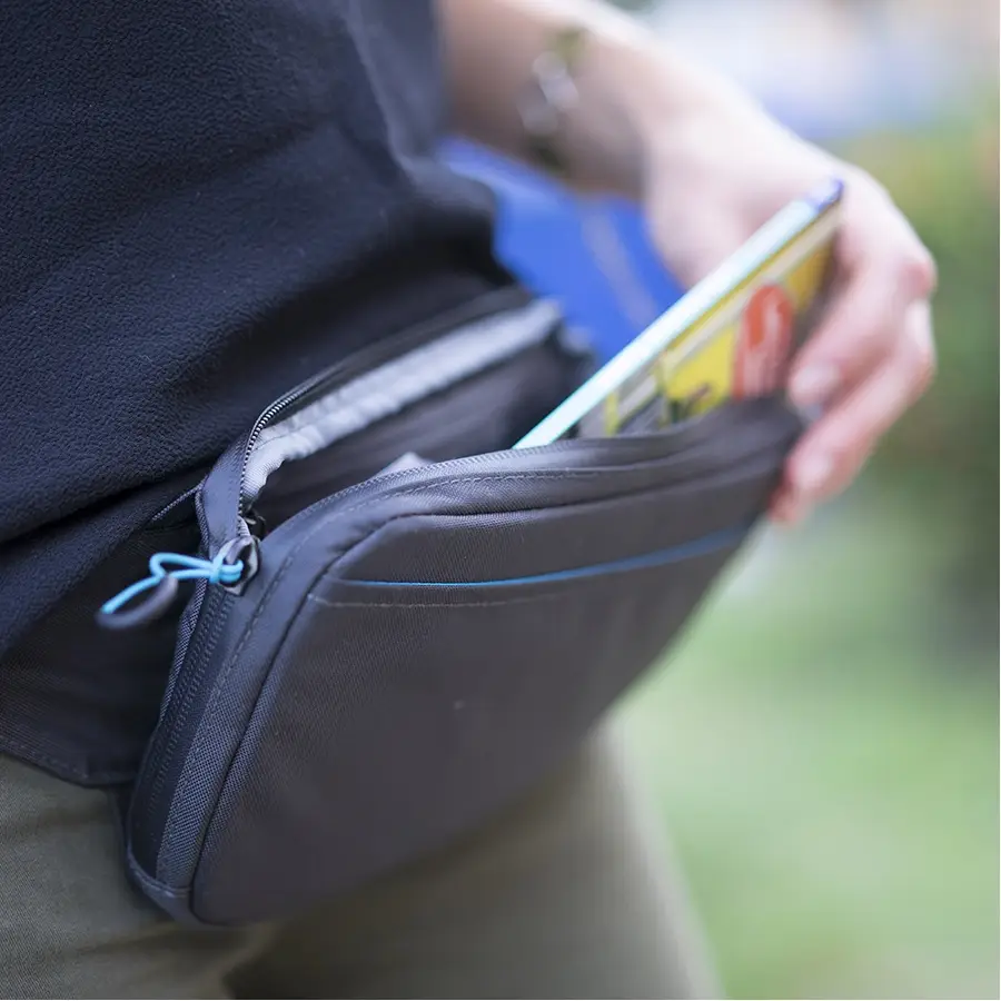 Lifeventure сумка поясная RFID Travel Belt Pouch black - 4 - Robinzon.ua