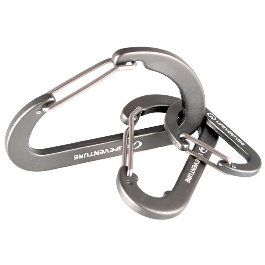 Lifeventure комплект карабінів Karabiners grey - Robinzon.ua