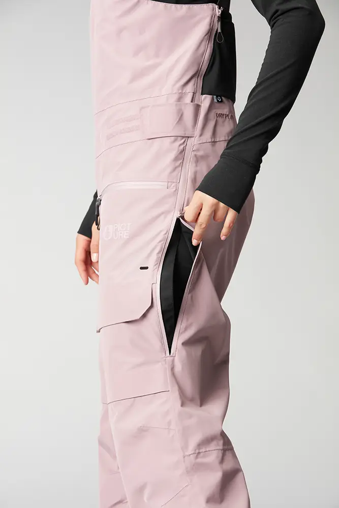 Picture Organic брюки U62 Bib W 2024 sea fog XL - 3 - Robinzon.ua