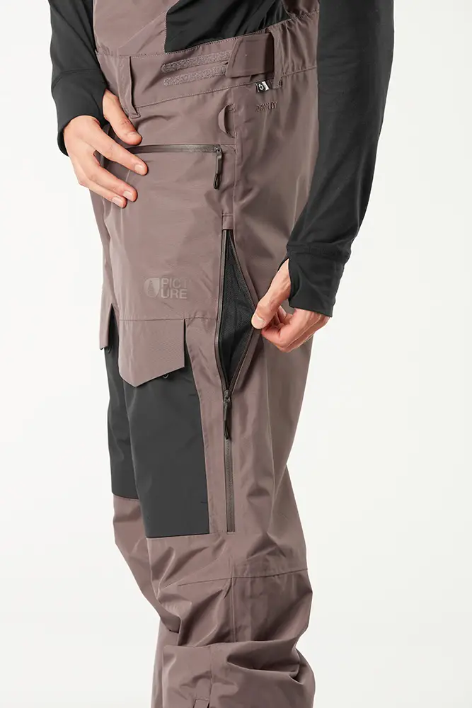 Picture Organic брюки U66 Bib 2024 plum truffle XXL - 3 - Robinzon.ua