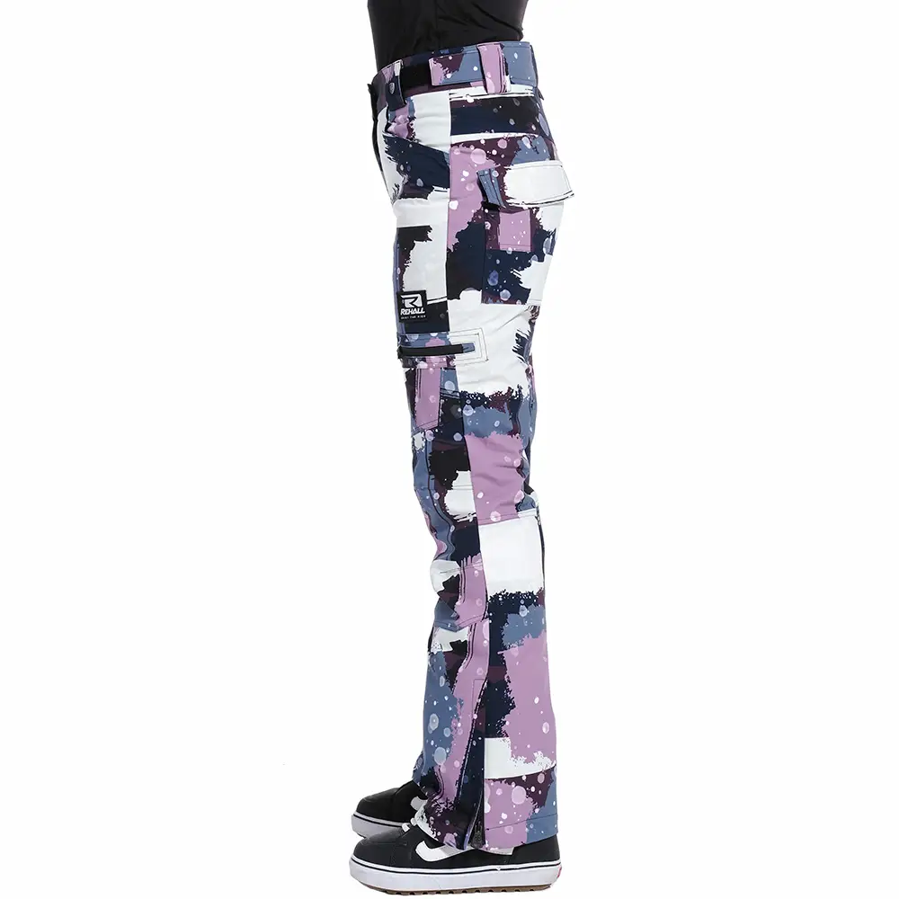 Rehall брюки Nori W 2024 camo abstract lavender S - 1 - Robinzon.ua
