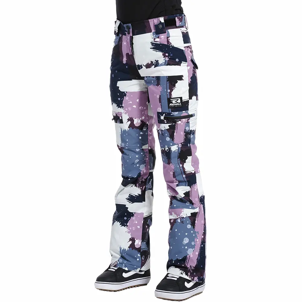 Rehall брюки Nori W 2024 camo abstract lavender S - Robinzon.ua