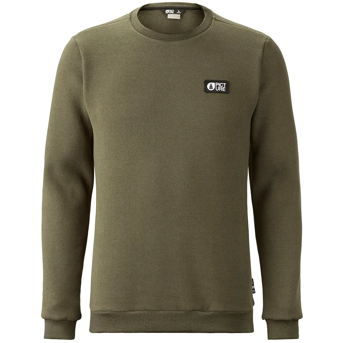 Picture Organic реглан Tofu dark army green M - Robinzon.ua