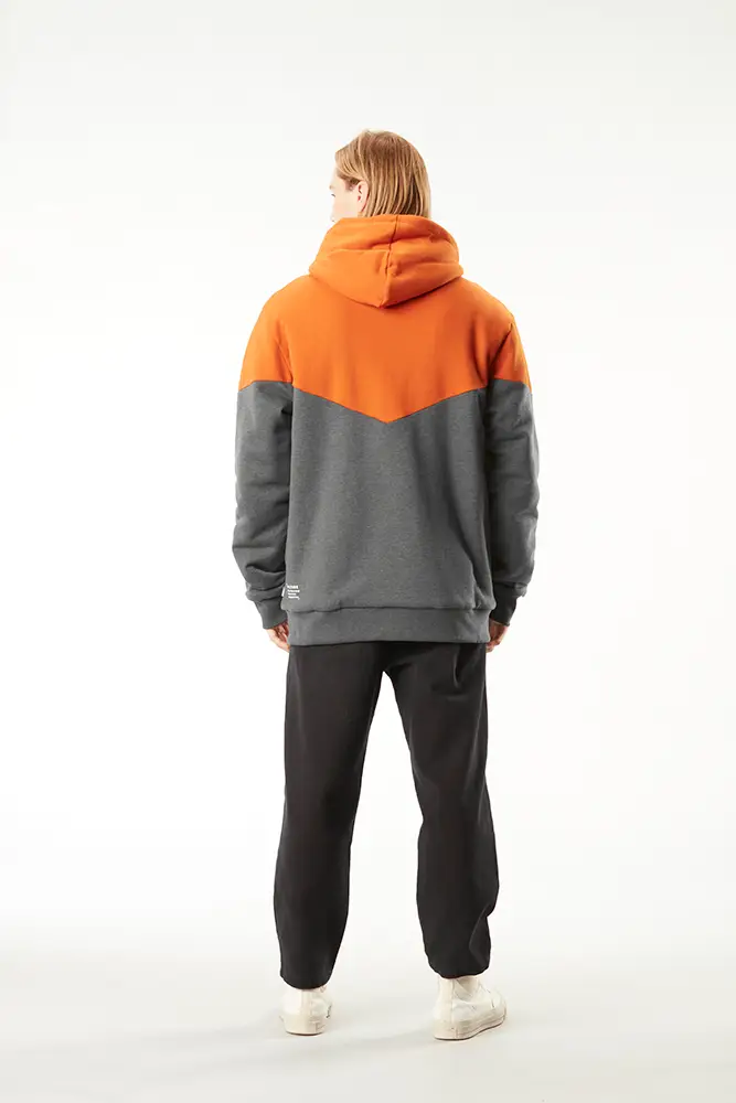 Picture Organic толстовка Basement Plush Hoody red clay-dark grey XXL - 3 - Robinzon.ua