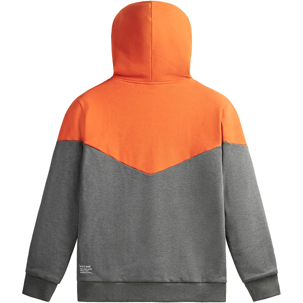 Picture Organic толстовка Basement Plush Hoody red clay-dark grey XXL - 1 - Robinzon.ua