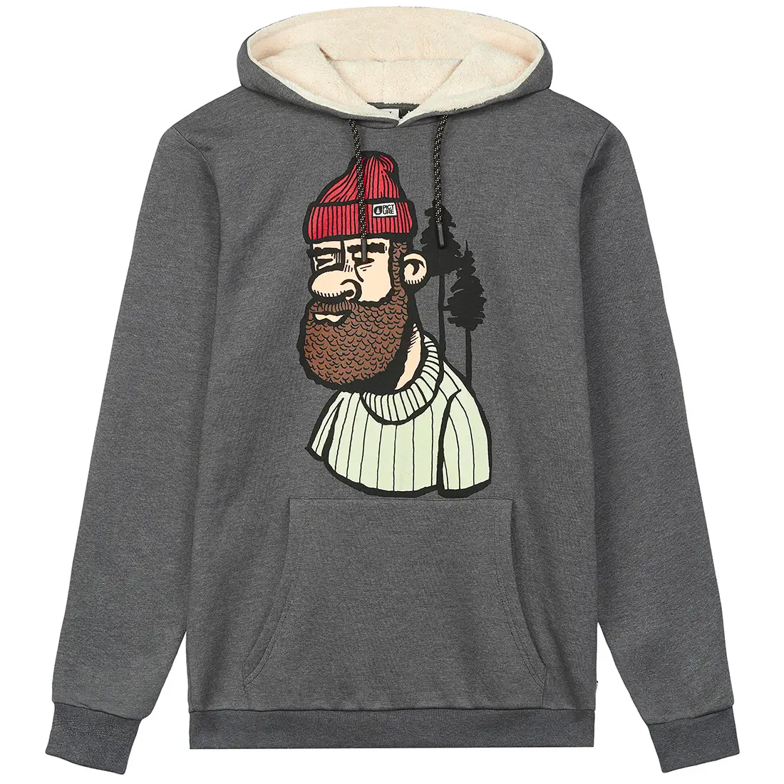 Picture Organic толстовка Mopsa Plush Hoody dark grey melange XL - Robinzon.ua