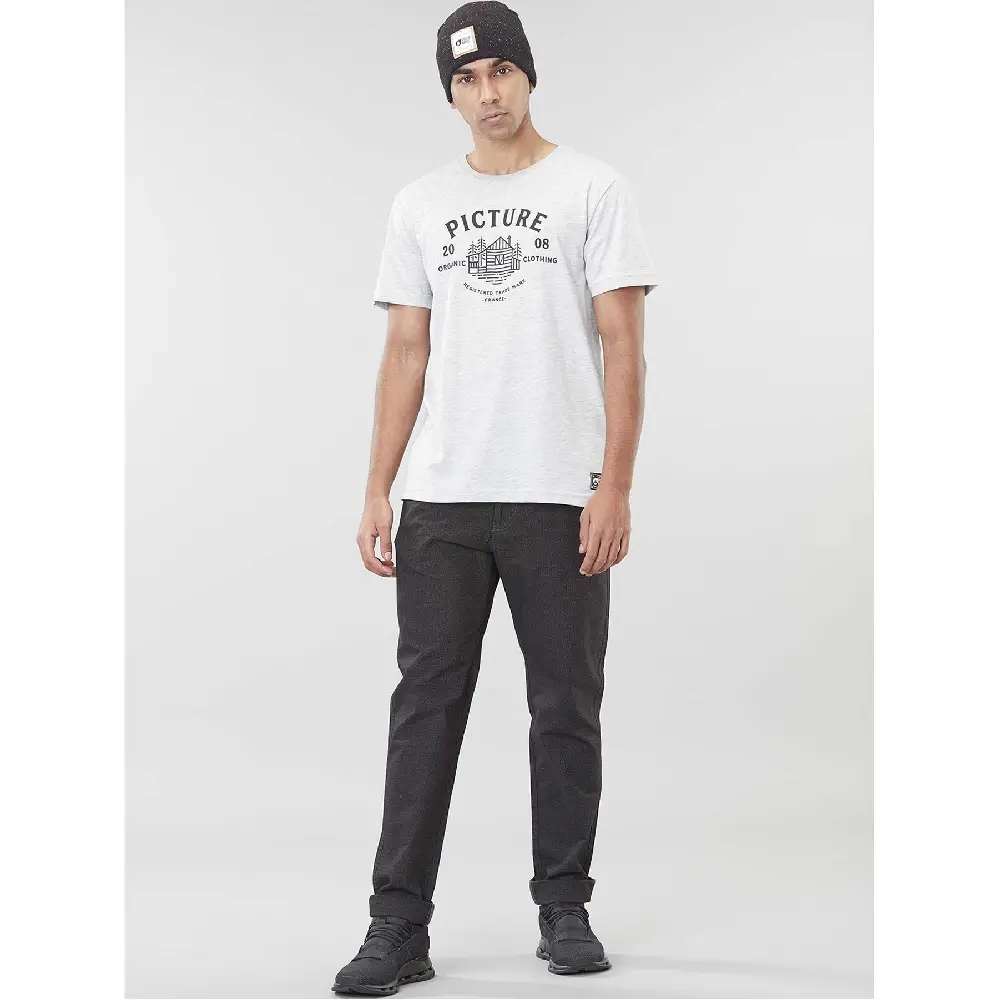 Picture Organic футболка Brady grey melange S - 2 - Robinzon.ua