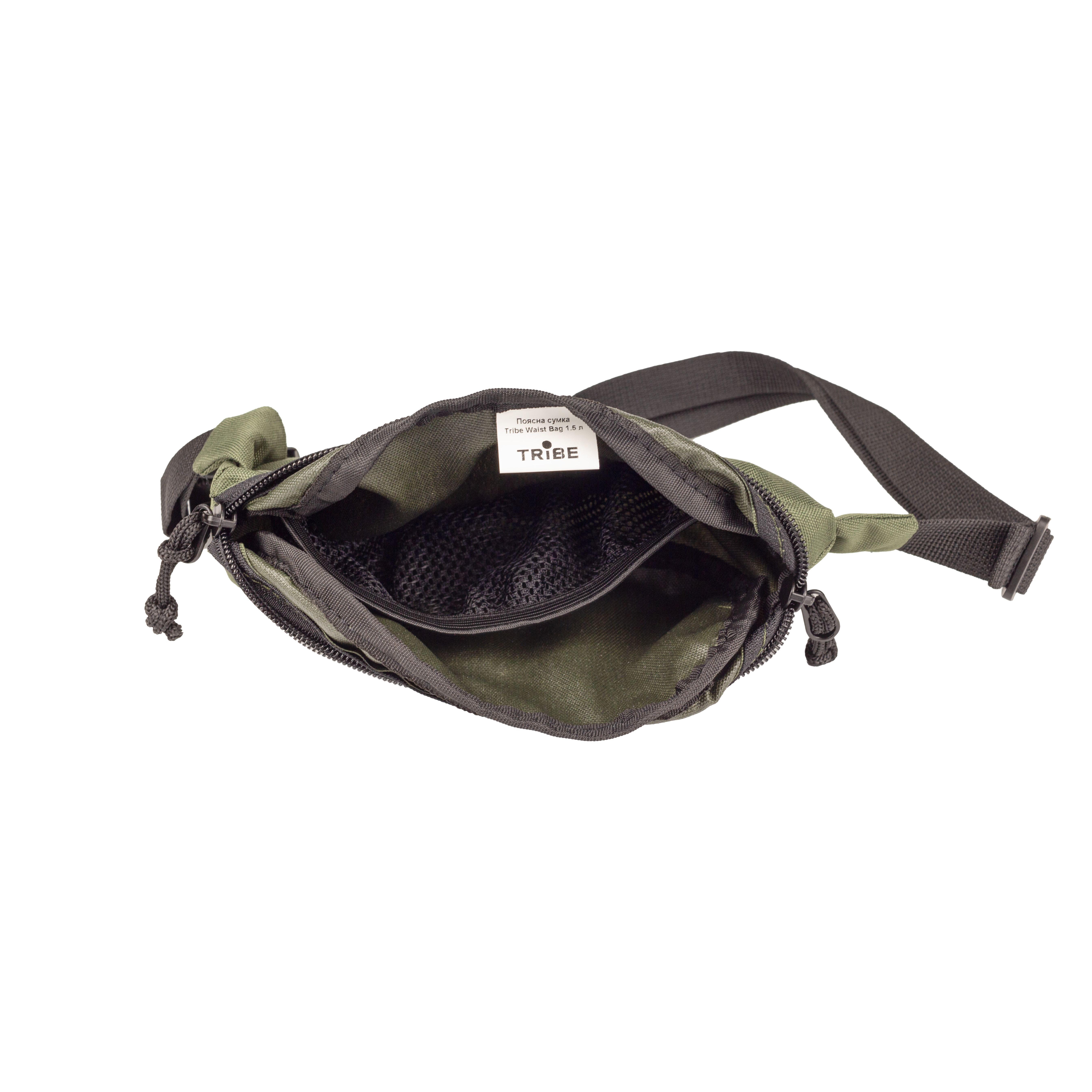 Поясная сумка Tribe Waist bag 1,5 L T-ID-0001-olive - 6 - Robinzon.ua