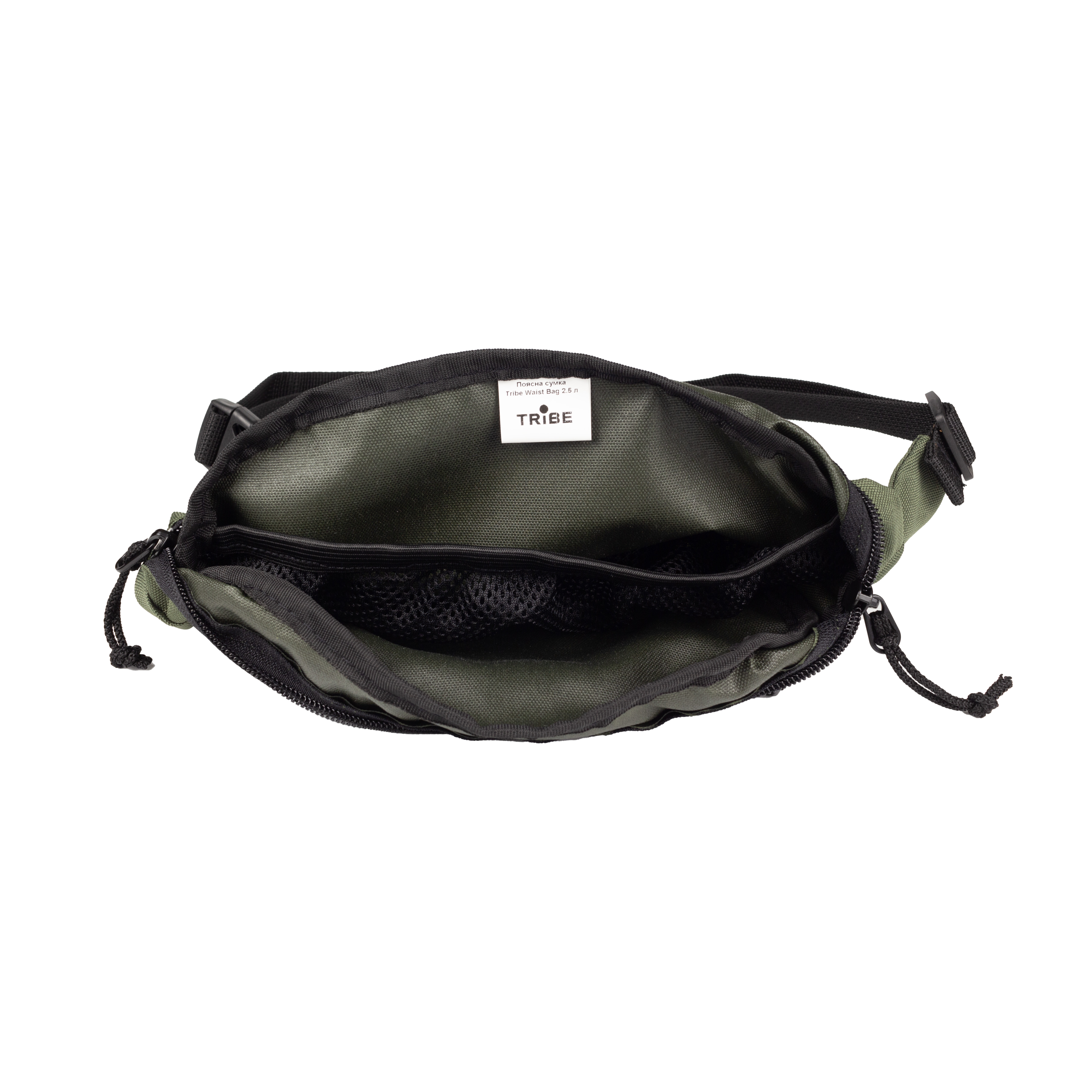 Поясна сумка Tribe Waist bag 2,5 L T-ID-0002-olive - 6 - Robinzon.ua