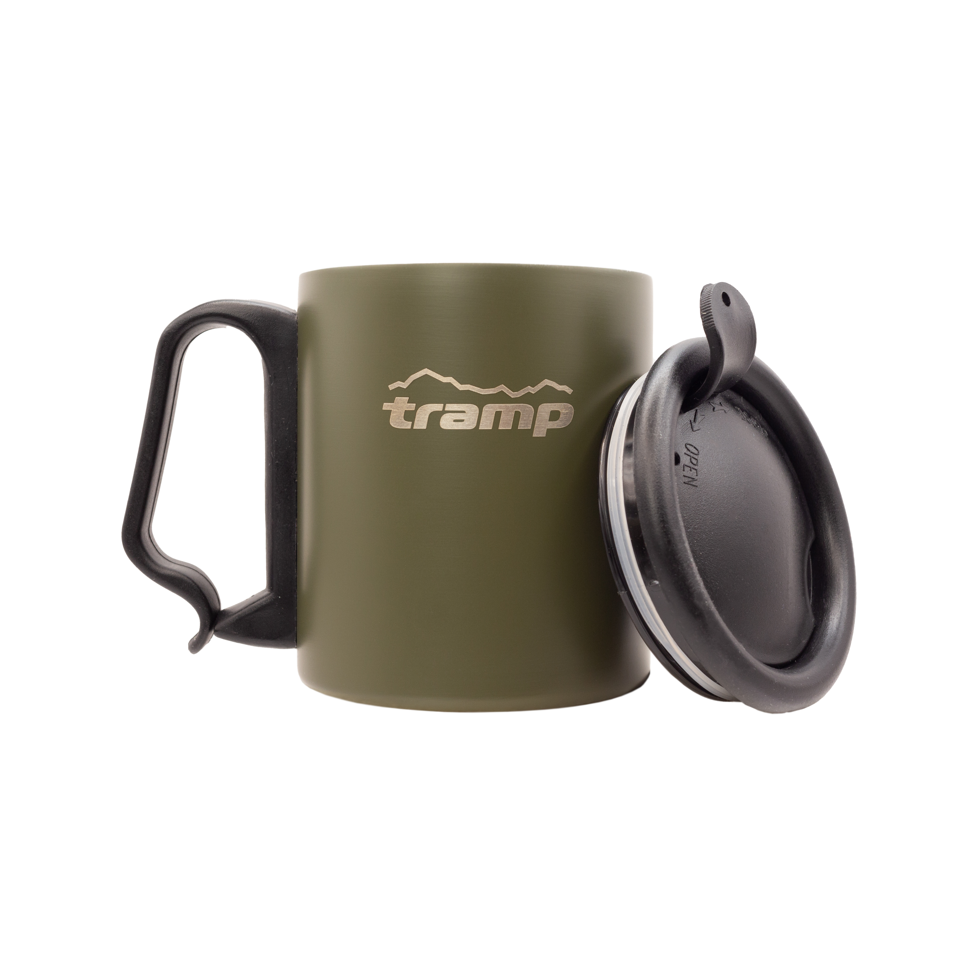 Термокружка TRAMP с поилкой и защелкой 350мл UTRC-020 olive - 2 - Robinzon.ua
