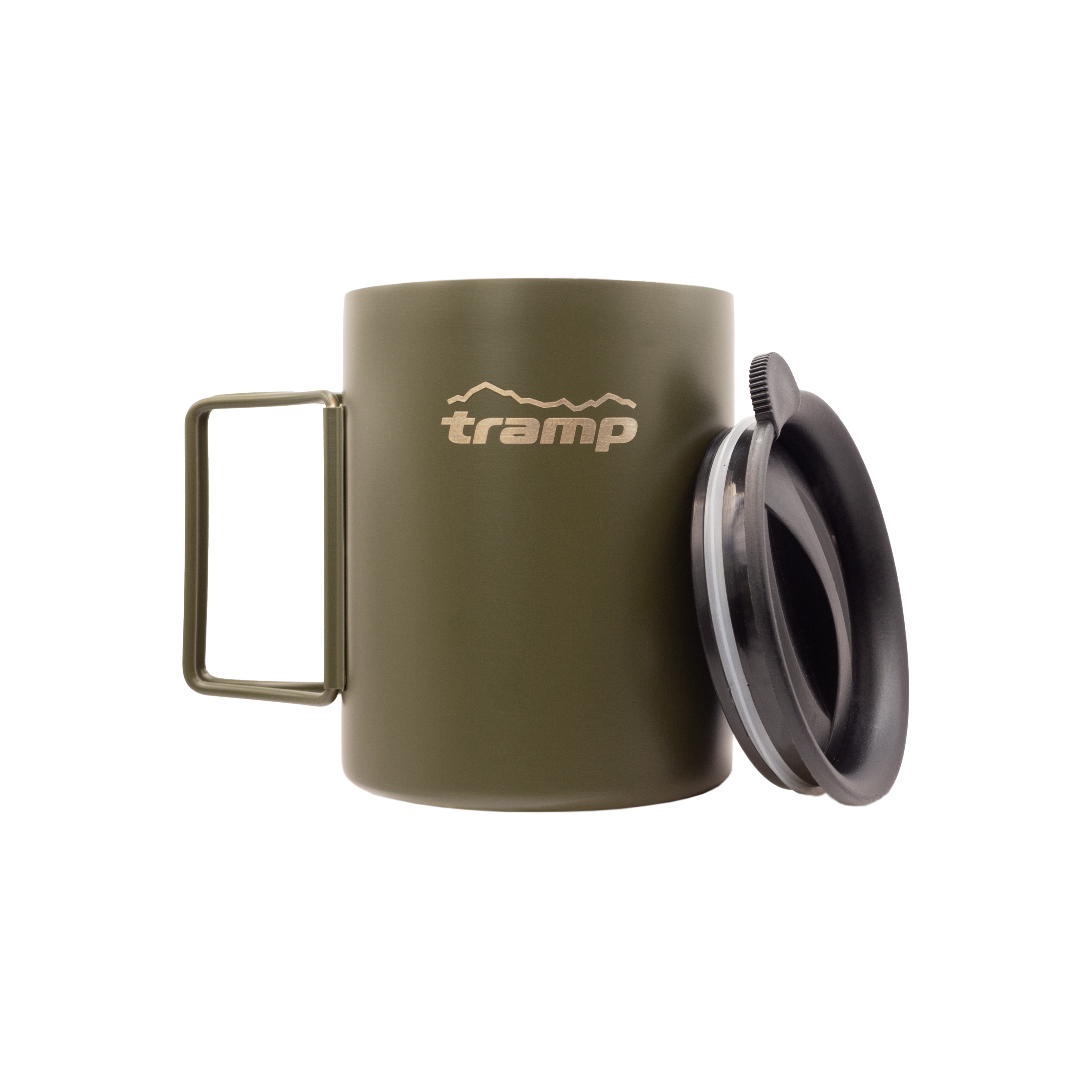 Термокружка TRAMP со складными ручками и поилкой 500мл UTRC-142 olive - 2 - Robinzon.ua