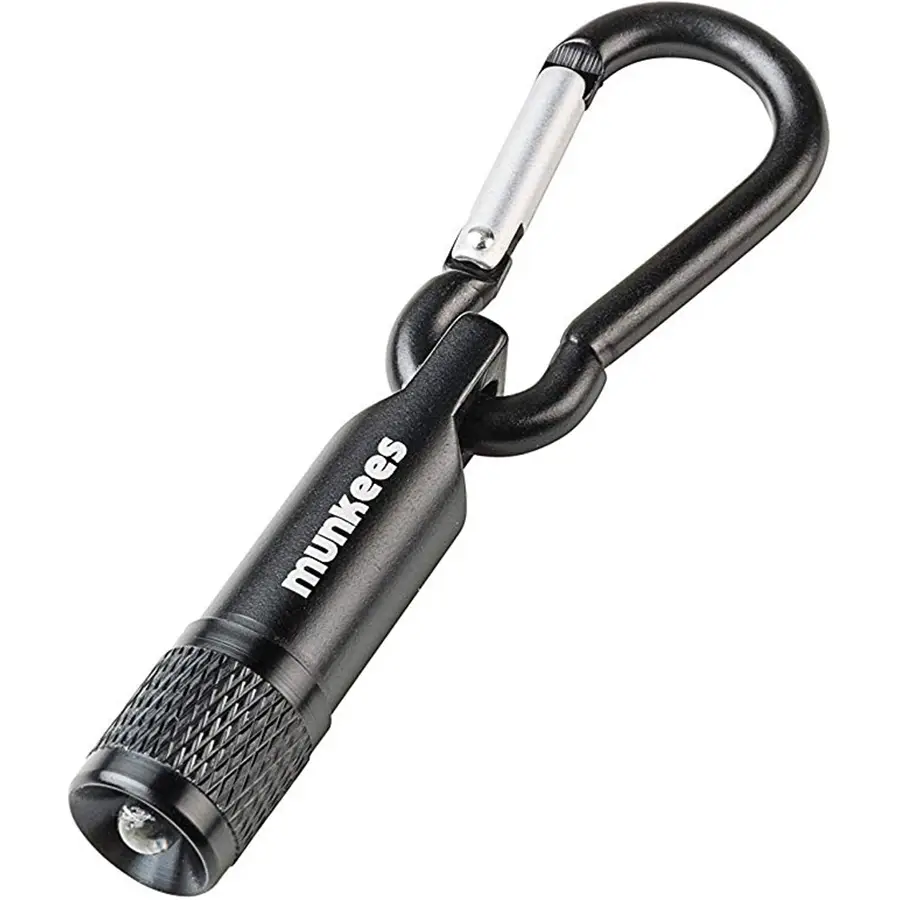 Munkees 1076 брелок-ліхтарик LED with Carabiner black - Robinzon.ua