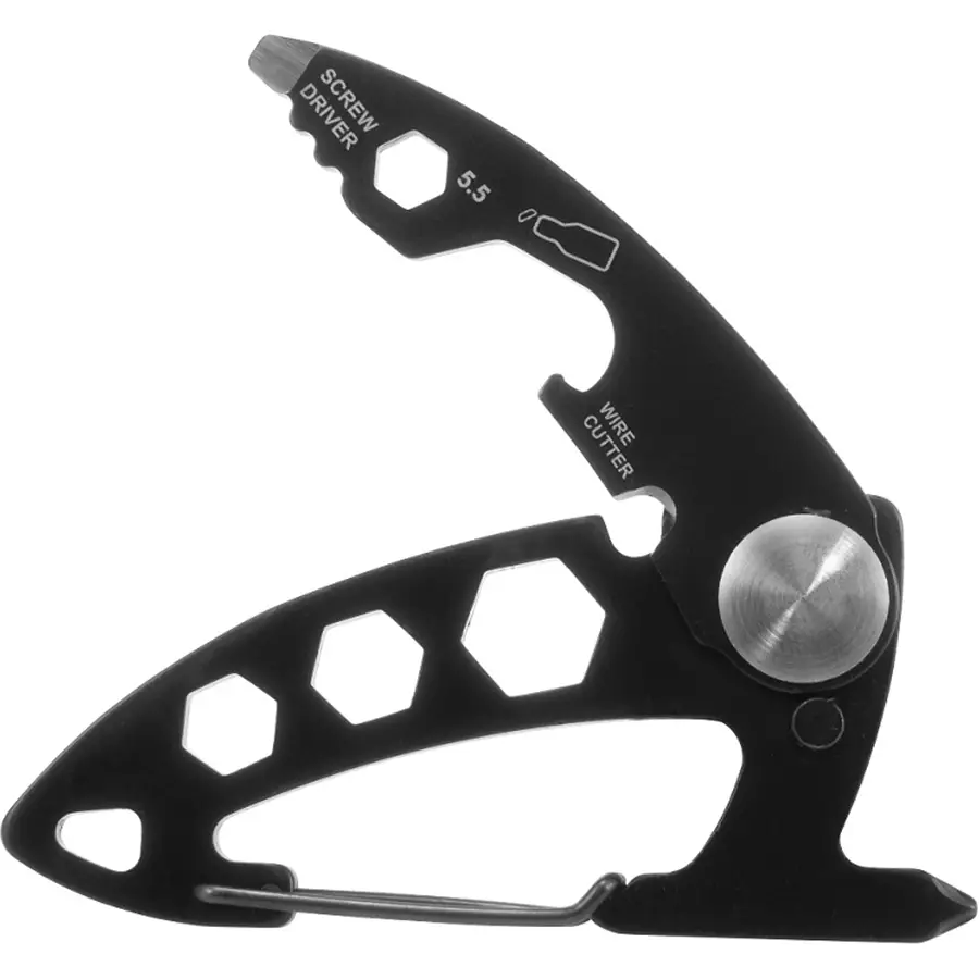 Munkees 2533 брелок-мультиінструмент 9-function Card Tool black - Robinzon.ua