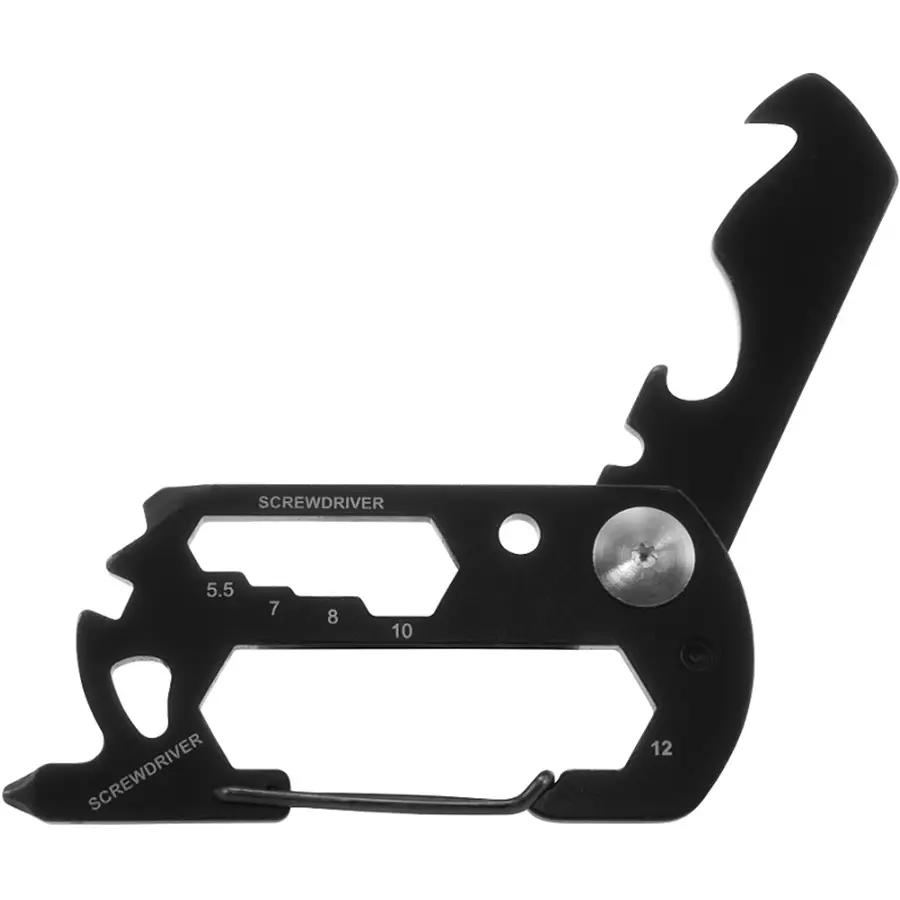 Munkees 2534 брелок-мультиінструмент 13-function Card Tool black - Robinzon.ua