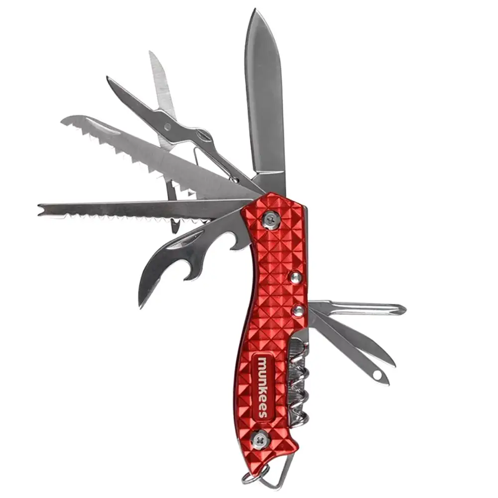 Munkees 2580 брелок-мультиінструмент Pocket Knife red - Robinzon.ua