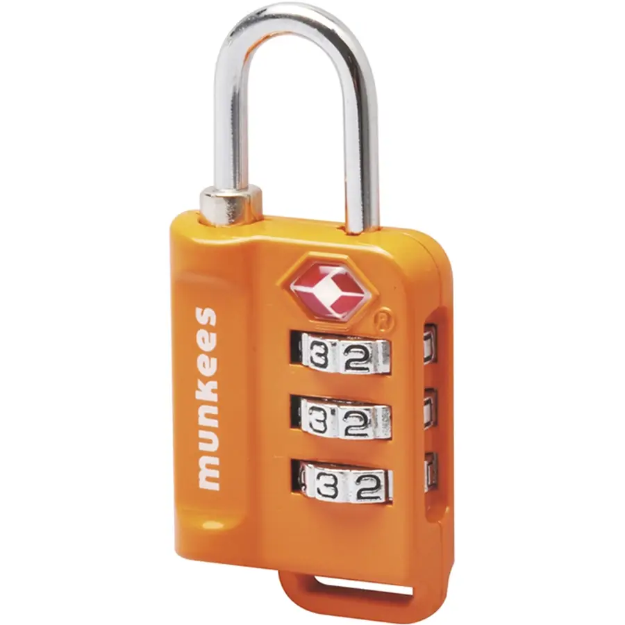 Munkees 3610 брелок-замок TSA Combi Lock orange - Robinzon.ua