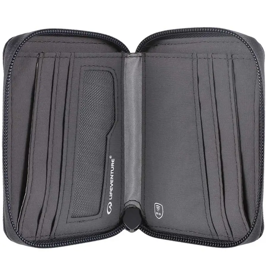 Lifeventure гаманець Recycled RFID Bi-Fold Wallet grey - 2 - Robinzon.ua