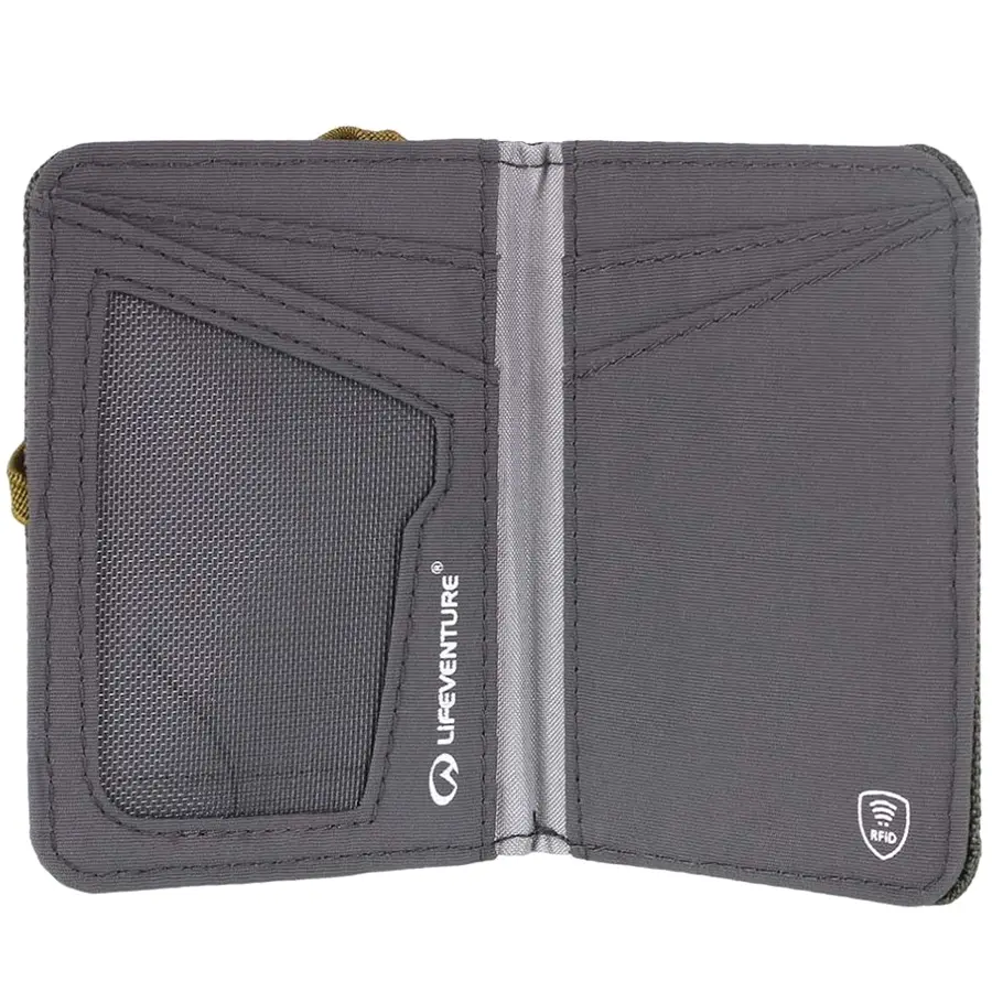 Lifeventure гаманець Recycled RFID Card Wallet olive - 2 - Robinzon.ua