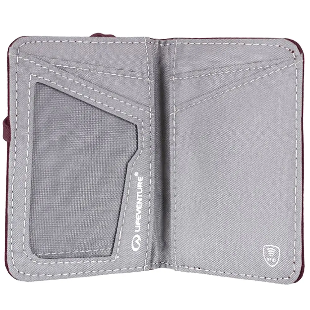 Lifeventure гаманець Recycled RFID Card Wallet plum - 2 - Robinzon.ua