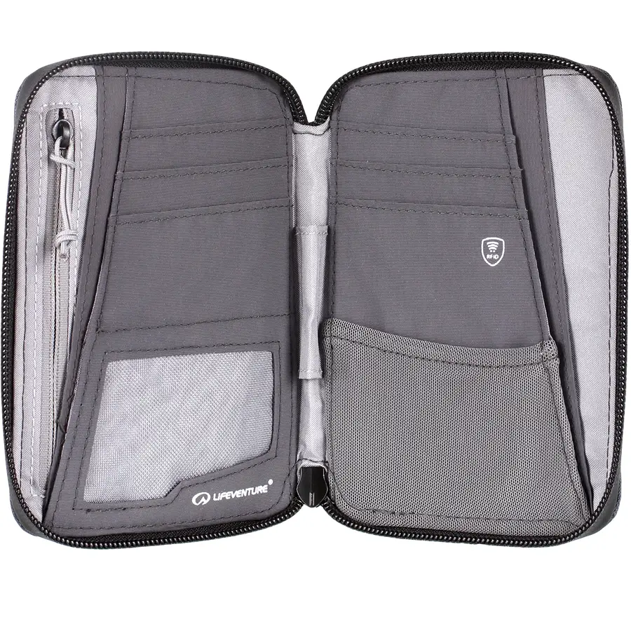 Lifeventure кошелек Recycled RFID Mini Travel Wallet navy - 2 - Robinzon.ua