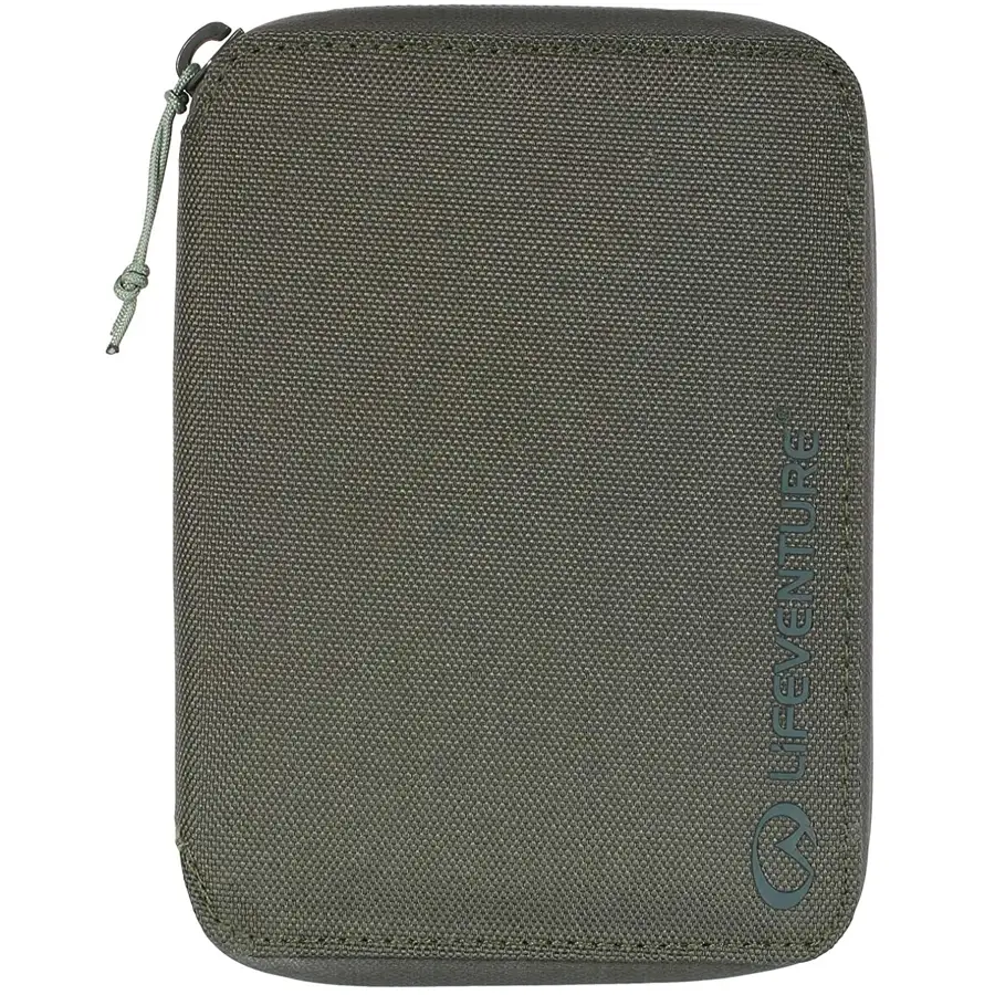 Lifeventure кошелек Recycled RFID Mini Travel Wallet olive - Robinzon.ua