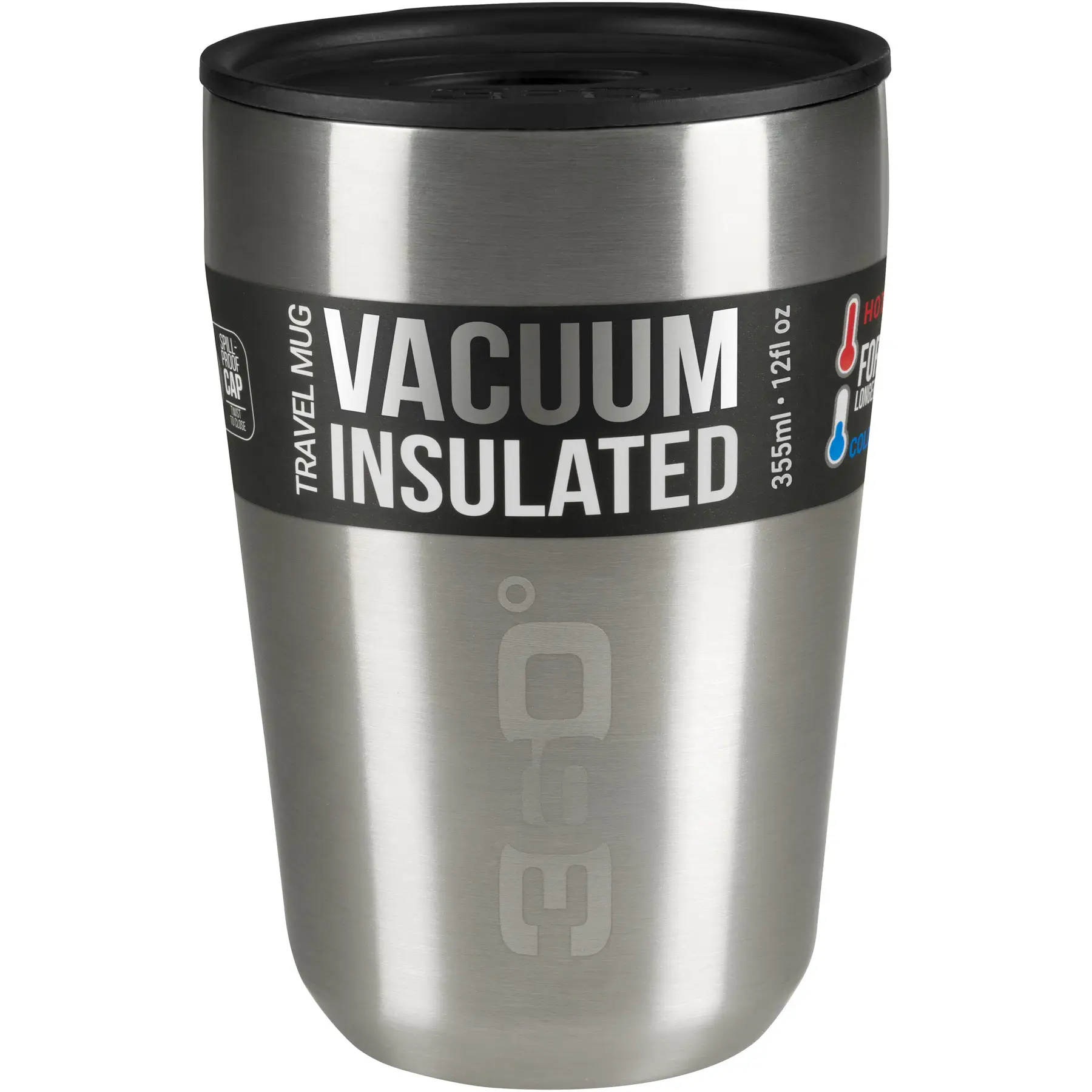 Кружка з кришкою 360° degrees Vacuum Insulated Stainless Travel Mug, Silver, Regular (STS 360BOTTVLREGST) - 2 - Robinzon.ua