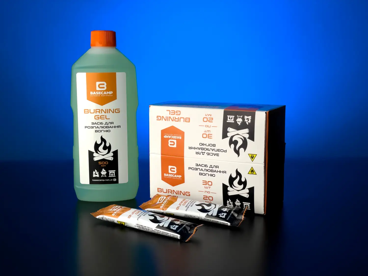 Гель для розпалювання BaseCamp Burning Gel, 500 ml (BCP 50500) - 2 - Robinzon.ua