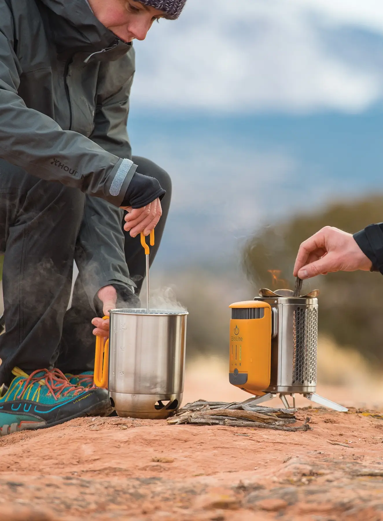 Набір чайник з френч-пресом Biolite Campstove KettlePot & Coffee Set (BLT BNA0101) - 8 - Robinzon.ua
