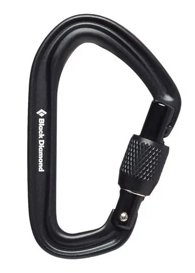 Карабін Black Diamond HotForge Screwgate Carabiner, Black, р. (BD 210161.0002) - Robinzon.ua