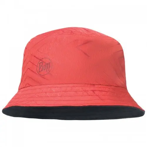 Панама Buff Travel Bucket Hat, Collage Red-Black - M/L (BU 117204.425.25.00) - 1 - Robinzon.ua