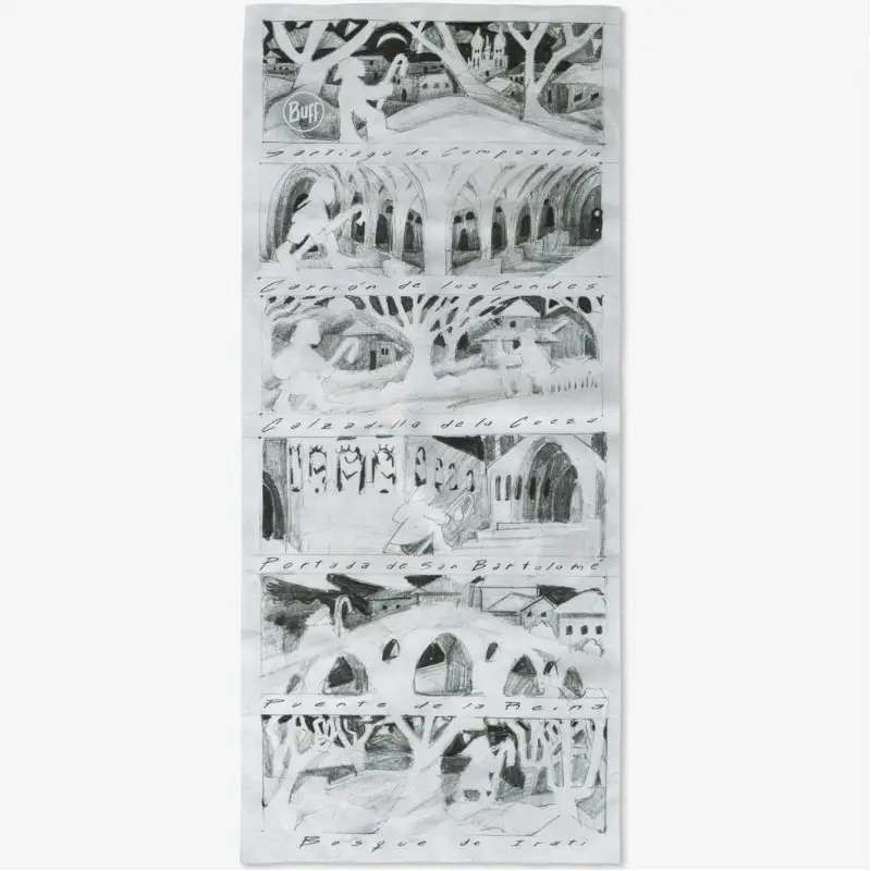 Шарф-труба Buff Coolnet UV, Camino Recuerdos, One Size (BU 134428.937.10.00) - 1 - Robinzon.ua