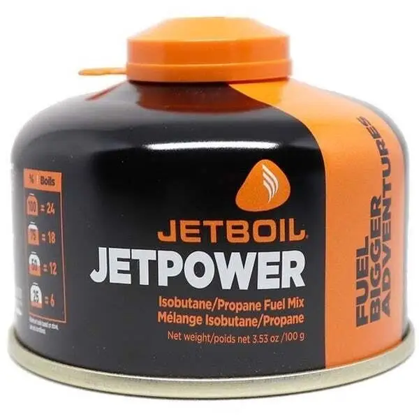 Різьбовий газовий балон Jetboil Jetpower Fuel Blue, 100 г (JB JF100-EU) - Robinzon.ua